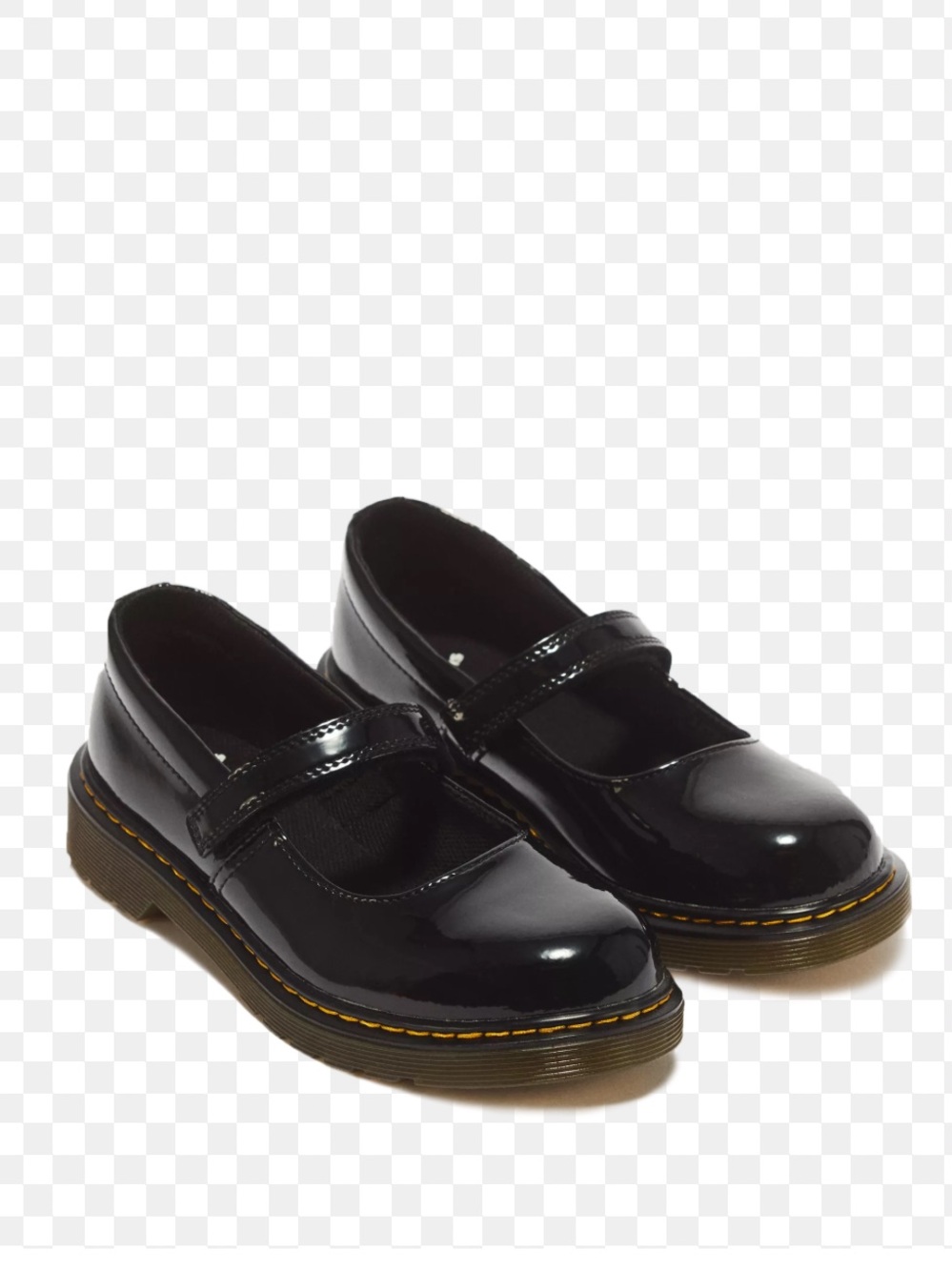 Dr. Martens Maccy Black Patent Mary Jane Kids Shoes Size 11
